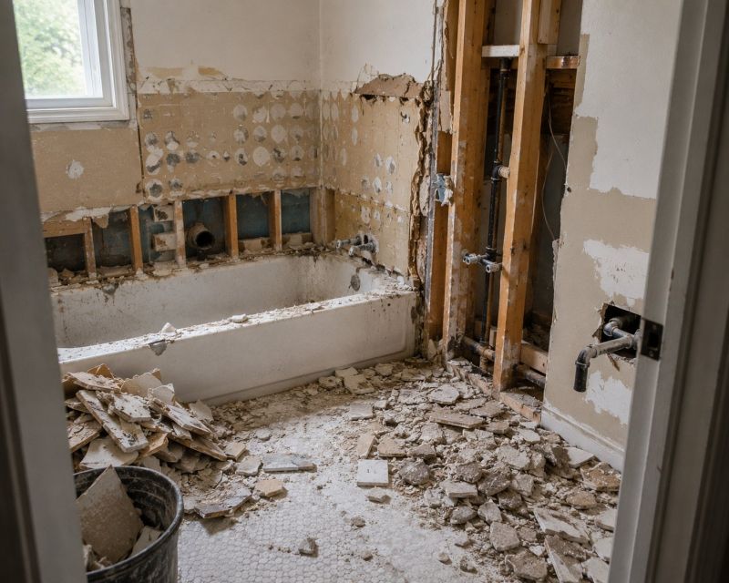Bathroom Demolition in Frederick, MD