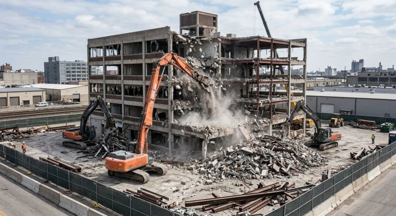 Commercial Site Demolition in Houston, TX