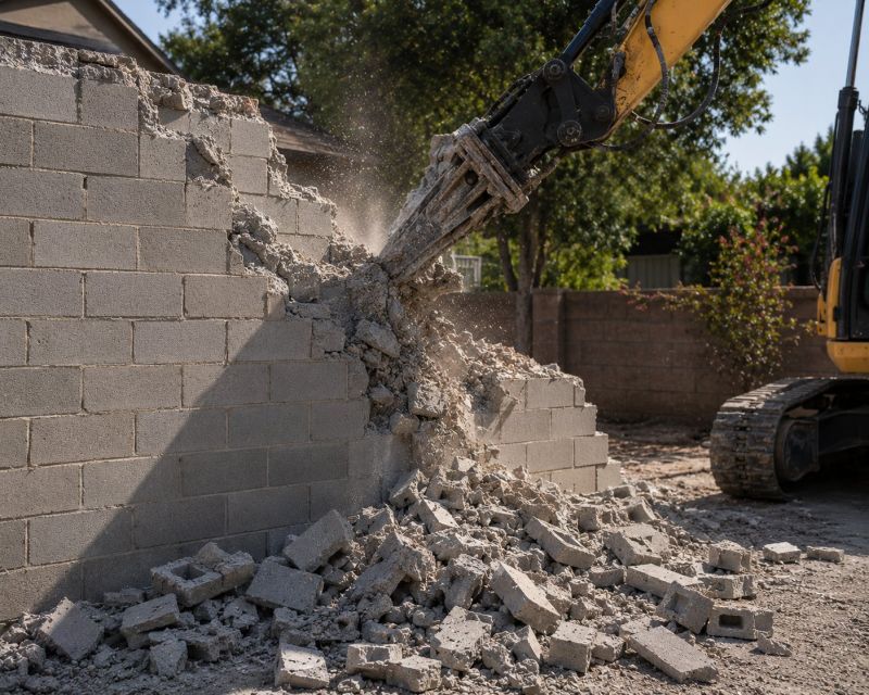 Cement Demolition in Sacramento, CA
