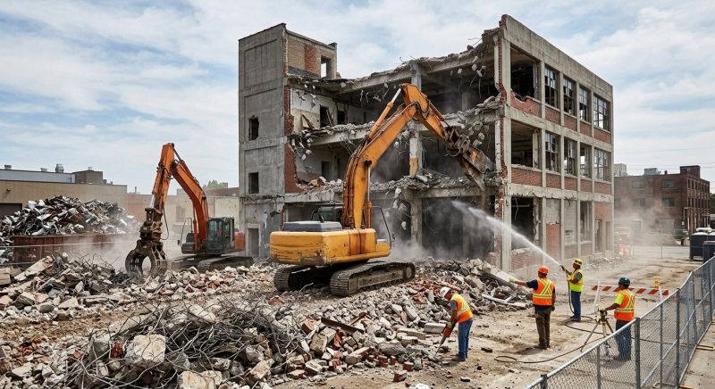 Commercial Demolition Service in Sacramento, CA