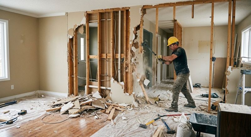 Drywall Removal in Bergen County, NJ