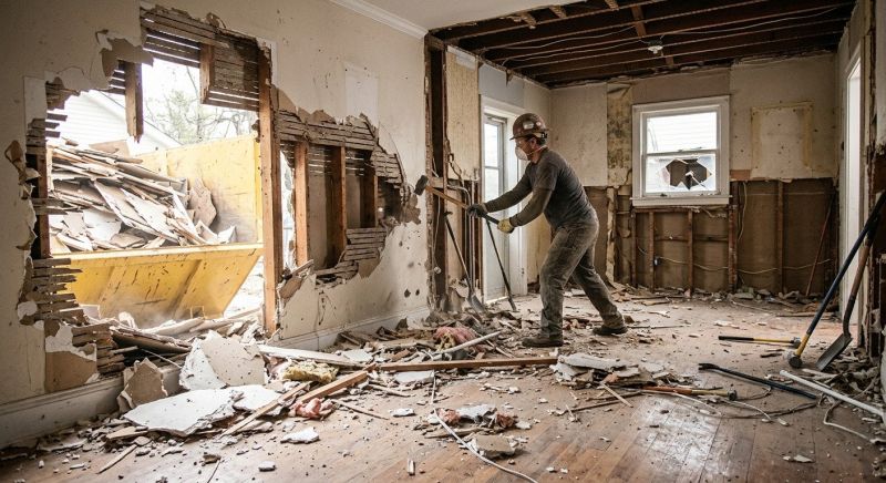 Interior Wall Demolition in Bergen County, NJ