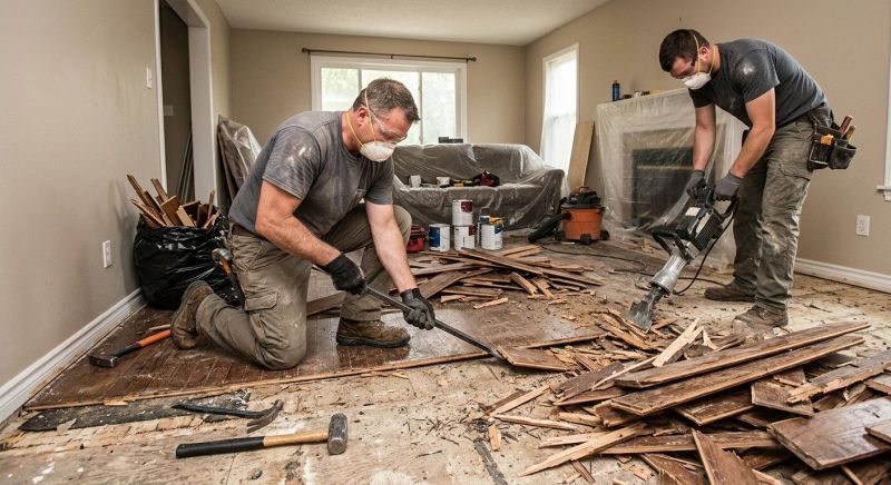 Subfloor Demolition in Bergen County, NJ